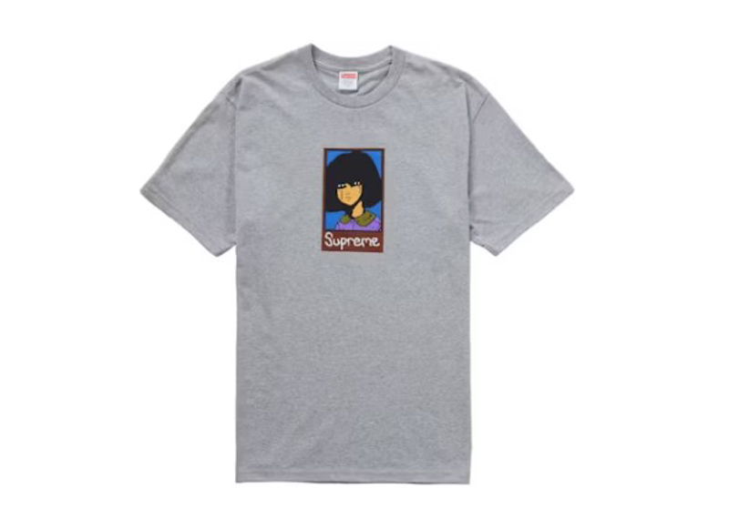 Supreme Emo Tee Heather Grey