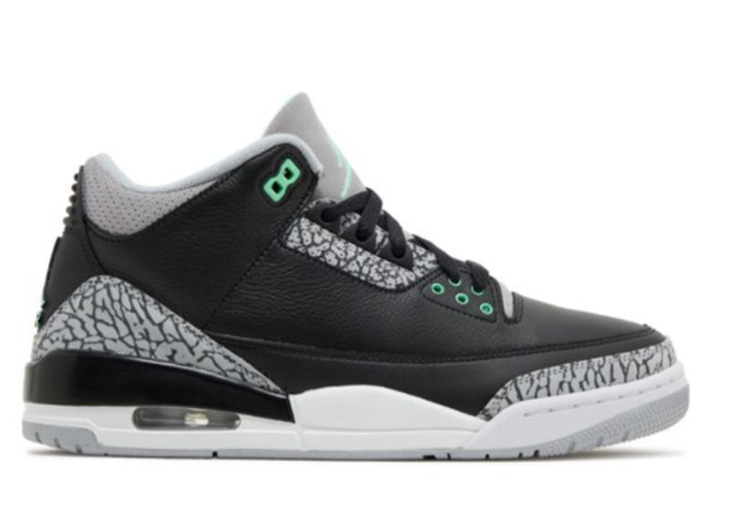 Jordan 3 Green Glow