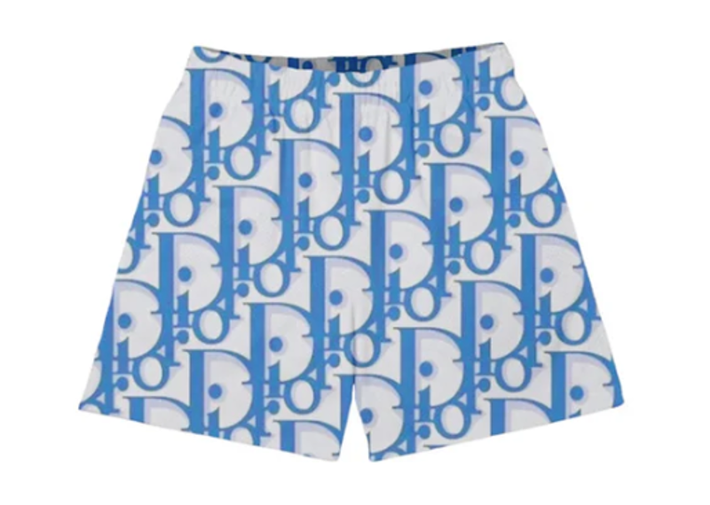 Blue D Mesh Shorts