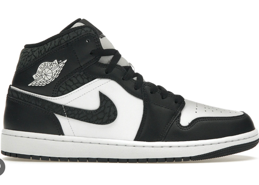 Jordan 1 Mid Elephant Panda