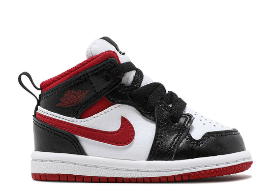 Air Jordan 1 Mid TD Black Gym Red