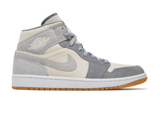 Jordan 1 Mid Coconut Milk Grey