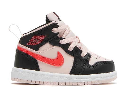 Air Jordan 1 Mid TD Black Pink Crimson