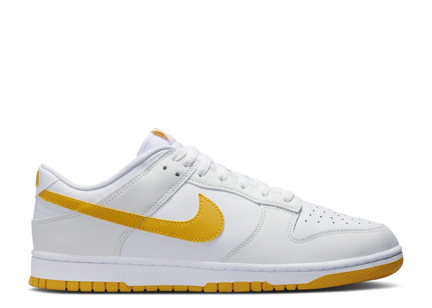 Dunk Low White University Gold