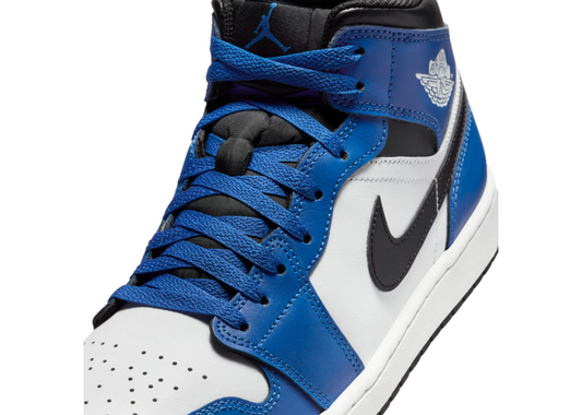 Jordan 1 Mid Game Royal White Black (GS)