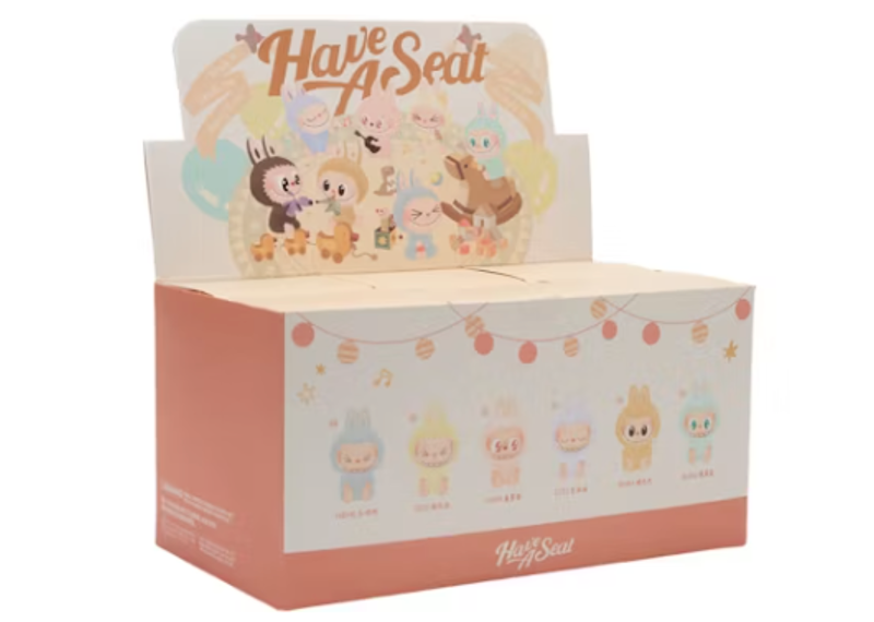 Pop Mart Labubu The Monsters Have a Seat Vinyl Plush Sealed Case (1 Blind Box)