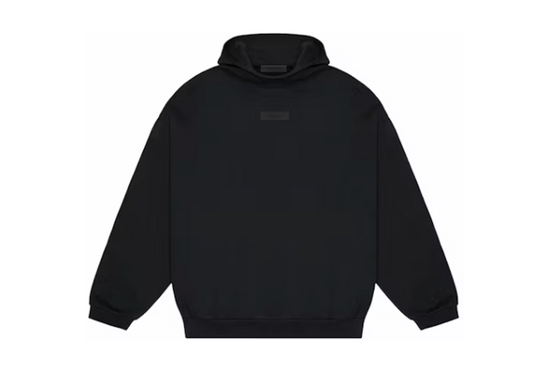 Fear of God Essentials Chest Logo Hoodie Jet Black