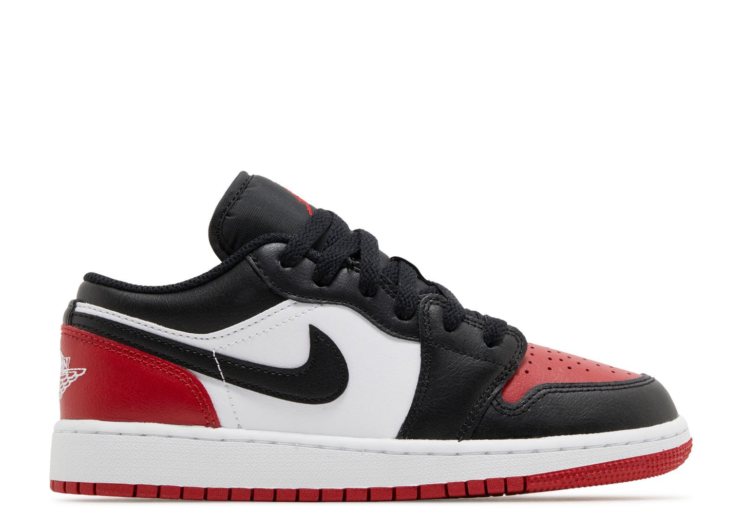 Air Jordan 1 Low GS Bred Toe 2.0