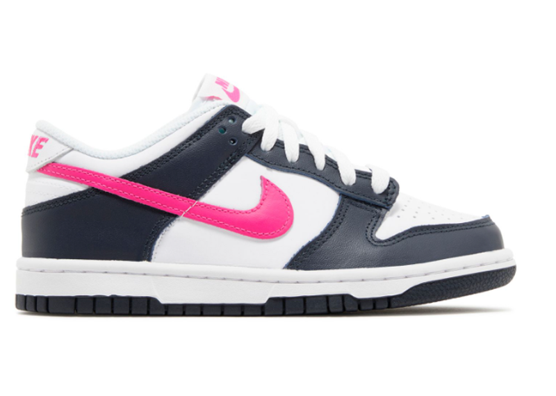 DUNK LOW GS OBSIDIAN FIERCE PINK