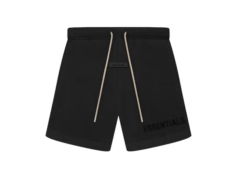 Essentials Jet Black Shorts