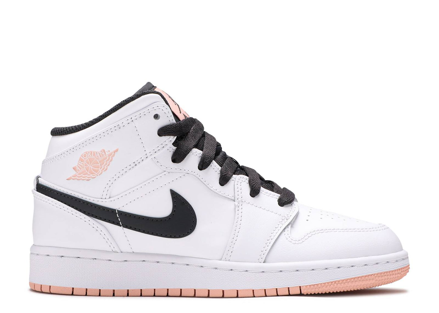 Air Jordan 1 Mid GS White Arctic Orange