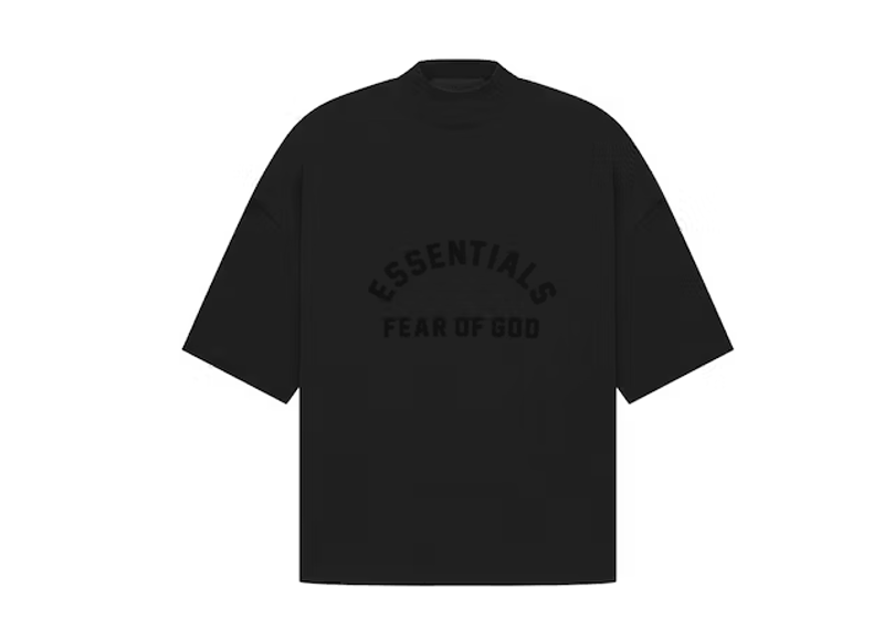 Fear of God Essentials Arch Logo Tee Jet Black