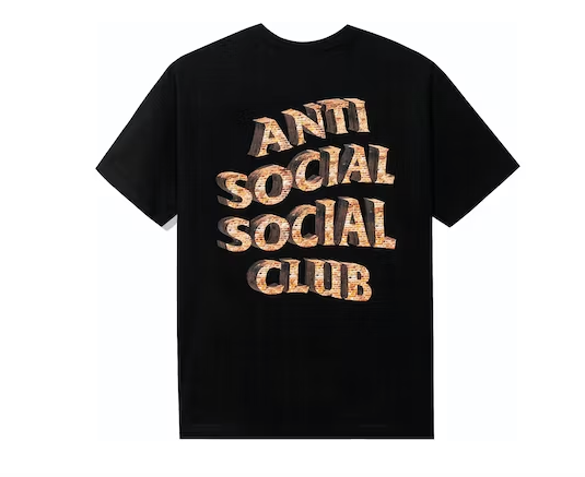 ASSC White Picket Fence Tee Black