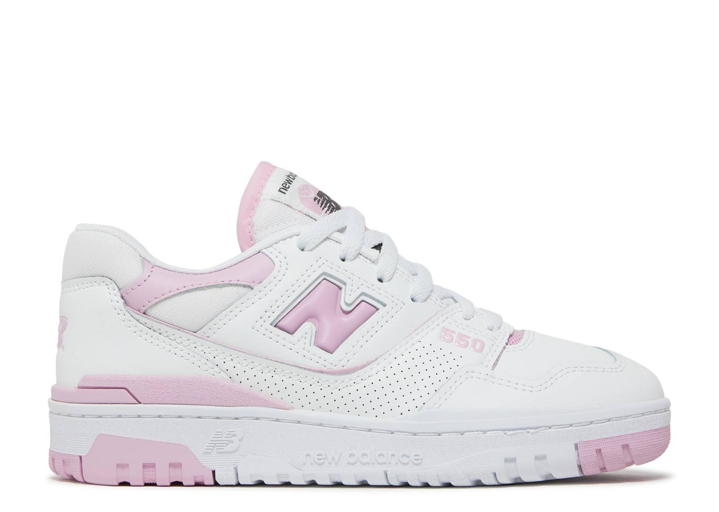 Wmns 550 White Bubblegum Pink