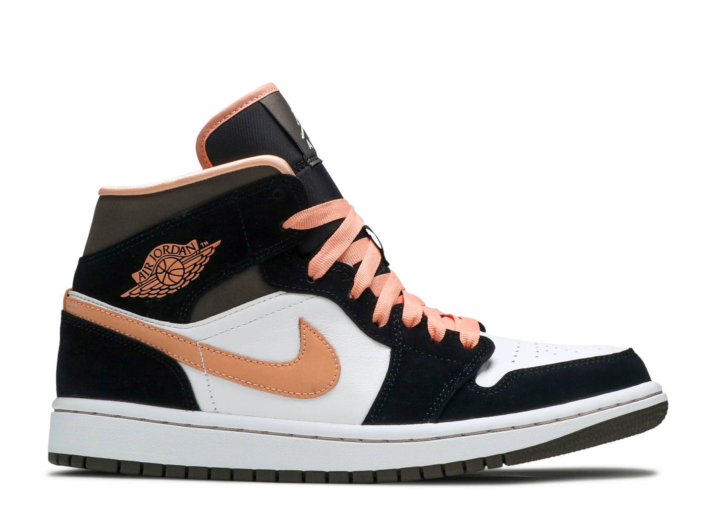 Wmns Air Jordan 1 Mid SE Peach Mocha