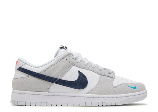 Dunk Low Mini Swoosh - Football Grey Midnight Navy