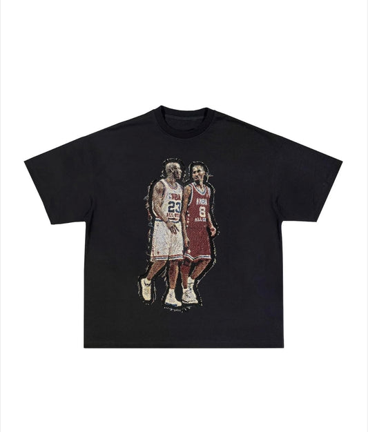 ALL STAR GAME MJ KOBE PATCHED TEE